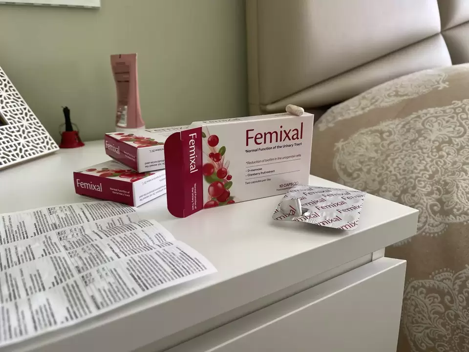 Femixal capsules from urine incontinence